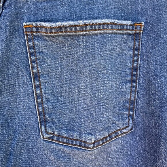 Universal Thread High Rise 90s Straight Button Up Blue Jeans Size 8 - Picture 14 of 14